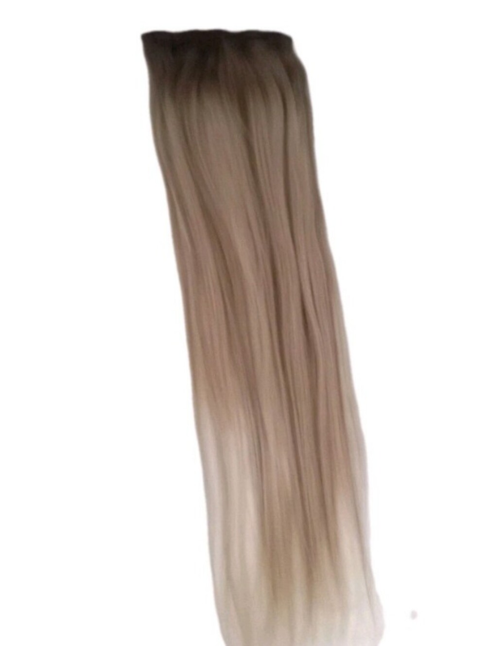 Bellami Silk Seam 22" Walnut Brown/Ash Blonde Hair Extensions 2 Piece Set